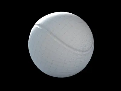 tennisball tennis ball 3D model