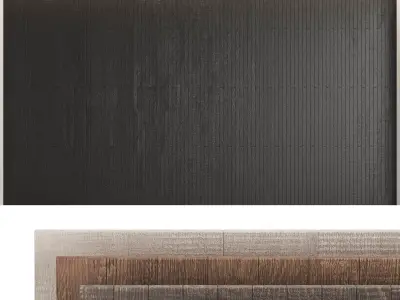 Decorative wall panels set 34 3D model
