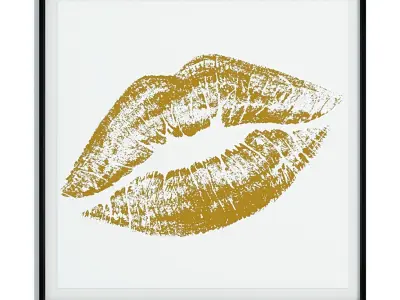 Painting frame Canvas art 025 Low-poly 3D model