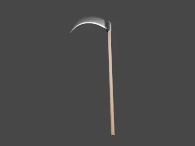 Scythe Tool - Ferramenta Foice Low-poly 3D model