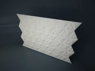 01 KAZA PATTERN WALL Low-poly 3D model