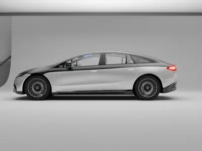 Mercedes EQS 3D model