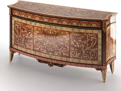  CUPBOARD CREDENZA 3D model