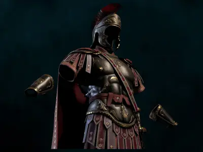 Roman Armor Update Low-poly 3D model Low-poly 3D model