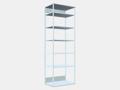 PLATSA Open shelving unit 2 3D model