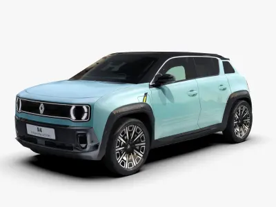 RENAULT 4 2025 NEW Low-poly 3D model