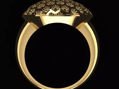  Minimalist Turkish Ring 3D print model