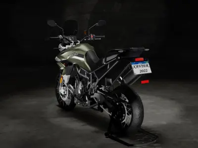 triumph tiger 900 rally pro 3D model