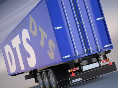 Refrigerated Trailer 3D model