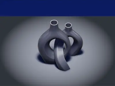Harmony Twist Vases 3D print model