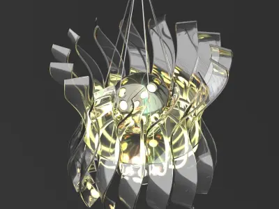 NEURAL LAMP CEILING 3D model