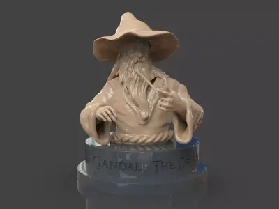 Gandalf The Grey Bust 3D print model