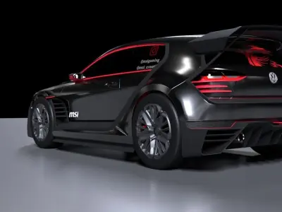 Volkswagen GTI Supersport Vision Gran Turismo 3D model