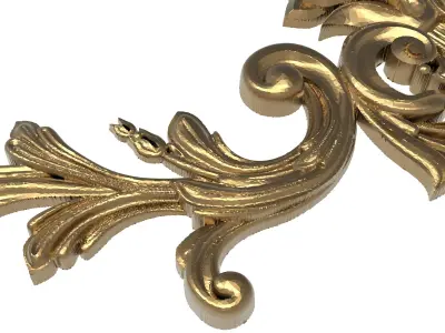  decorative pattern ready for 3D printing 3D model 105