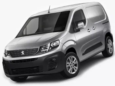 Peugeot Partner Van 2019 3D model