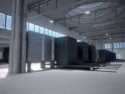 Factory site Fabric Plant 3D model