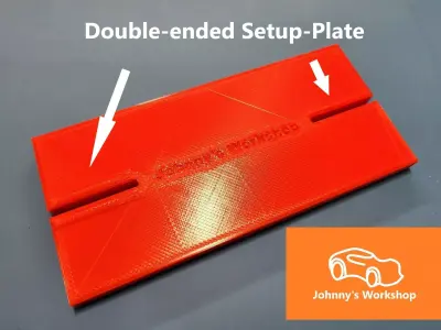 Setup Plate for 132 slot cars Free 3D print model