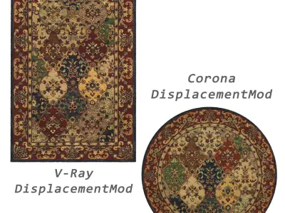 Rugs No 871 Low-poly 3D model