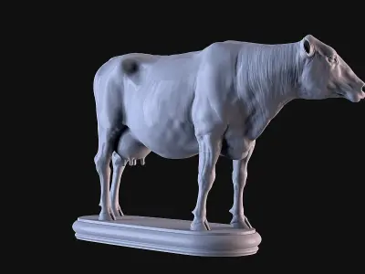 Cow Statue 3D print model