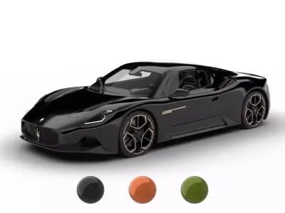 Maserati MC20 Notte Edition 2023 3d model 3D model