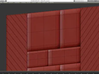 Wall Panel Decoration 3d model Low-poly 3D model order