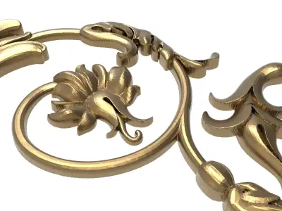  decorative pattern ready for 3D printing 3D model 261