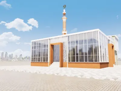 Mosque Konsultan Properti Indonesia 1 3D model