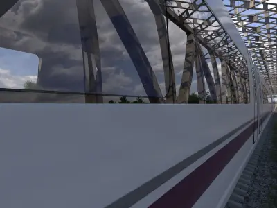 High-speed Electric Train Siemens Velaro AVE Renfe Spain  3D model