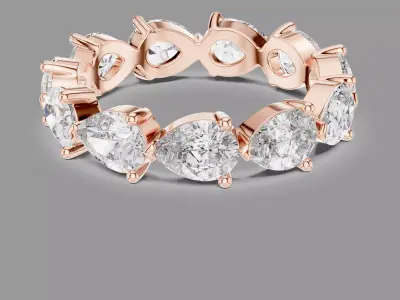 Eternity band ring  3D print model