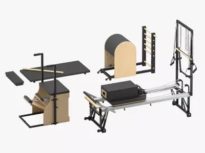 MERRITHEW PILATES EQUIPMENT 3D model