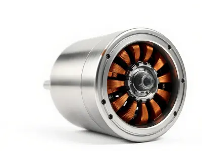 Electric Motor D Model Pack Low-poly 3D model