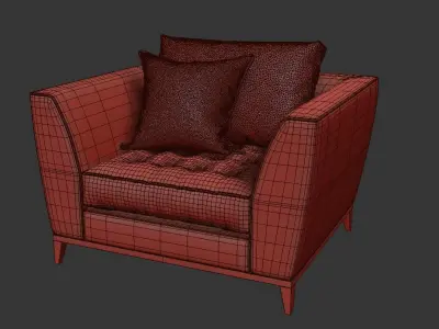 Barbican CORNER SOFA  Cavus The sofa and chair company  3D model