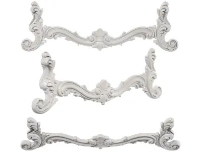 Classic carved 140 3D model