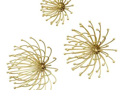 Uttermost AGA METAL WALL DECOR 3D model