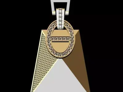 Multi piece pendant or Necklace 3D print model