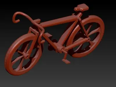 Solid Cycling Bicycle Bike Sport Pendant Jewelry  3D print model