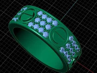 Ring  car size 7 3D print model