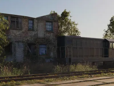 locomotive train 3D model