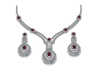 Indian Traditional Necklaces 3D print model