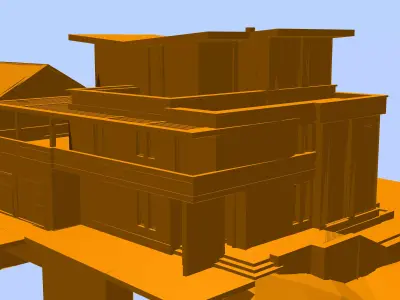  residential house of 600m2 3D model