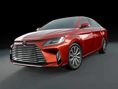 Toyota Vios AC100 2023 3D model