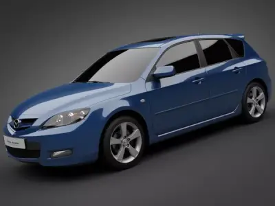 2008 Mazda 3 3D model