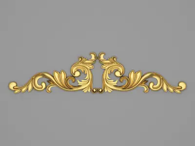 Classic Carved 015 3D model purchase