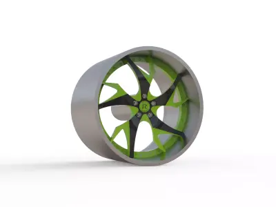 RUCCI FORGED Sweeper WHEEL 3D PRINT MODEL  3D print model
