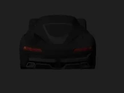 sports car Low-poly 3D model buy