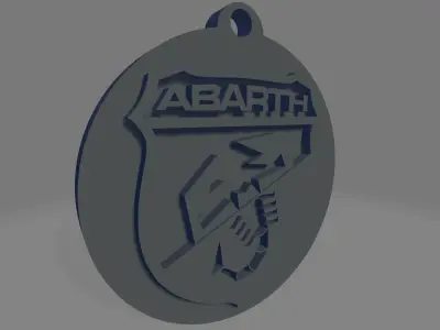 Abarth Keychain 3D print model