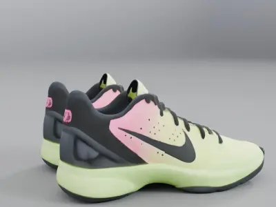 nike tennis shoes 3D model