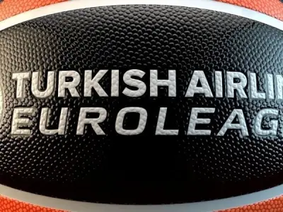 Spalding Euroleague Basketball Official Ball 3D model