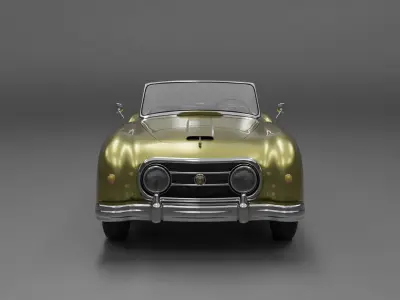 Nash-Healey Roadster 1952 3D model