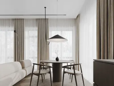 Interior Scene 2 - 3d Model - Lighting 3D model 3D model